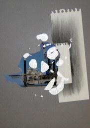 FRAUDE (La calumnia de Apeles), 2016 collage sobre papel 30x42cm